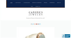 Desktop Screenshot of caponesjewelry.com